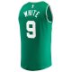 Men's Boston Celtics Derrick White Fanatics Kelly Green Fast Break Replica Jersey - Icon Edition