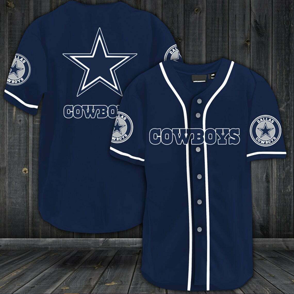 Dallas Cowboys NFL 3D Digital Printed Fashion Baseball Legend Jersey