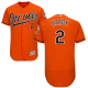 Baltimore Orioles #2 J.J. Hardy Orange Flexbase Collection Stitched MLB Jersey