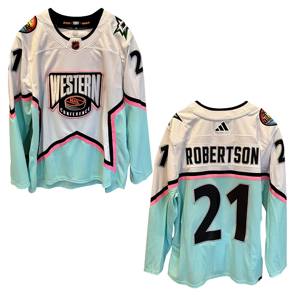 Men's NHL Dallas Stars Jason Robertson Western All Star #21 Jersey