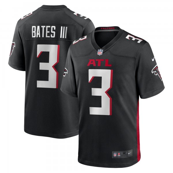 Men's Atlanta Falcons Jessie Bates III Nike Black Game Player Jersey