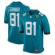 Men's Jacksonville Jaguars R. Jay Soward Nike  Teal Retired Player Team Game Jersey