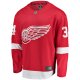 Men's Detroit Red Wings Alex Lyon Fanatics Red Home Breakaway Jersey