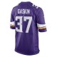 Men's Minnesota Vikings Myles Gaskin Nike  Purple Team Game Jersey