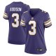 Women's Minnesota Vikings Jordan Addison Nike Purple Classic Player Game Jersey