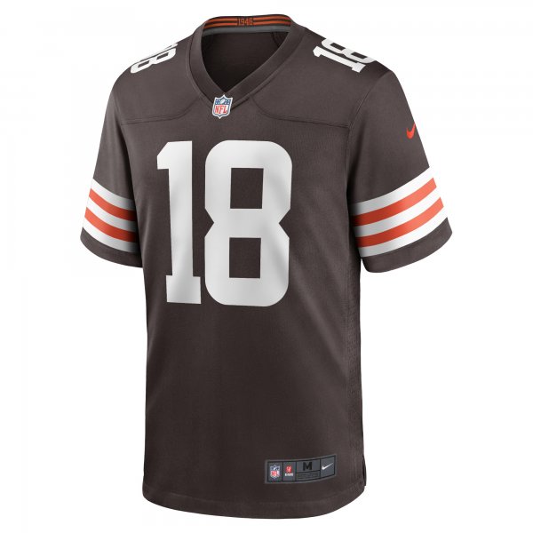 Men's Cleveland Browns David Bell Nike Brown Game Jersey