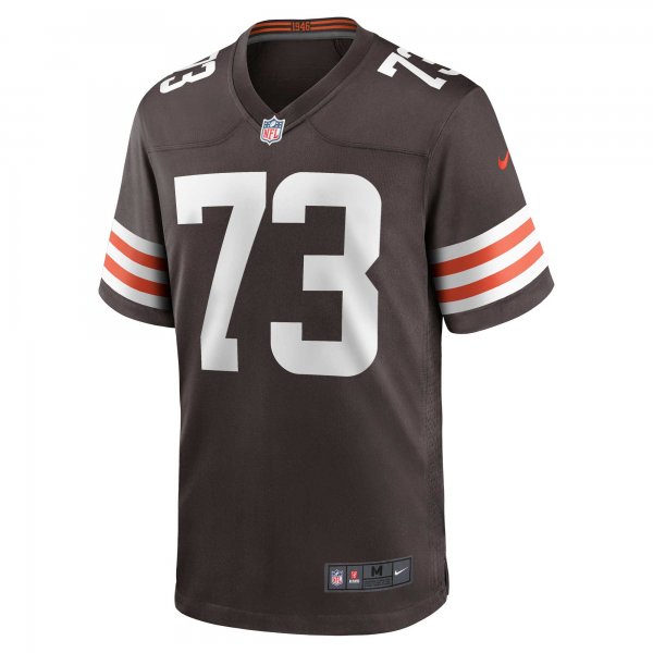 Men's Cleveland Browns Joe Thomas Nike Brown Retired Player Game Jersey