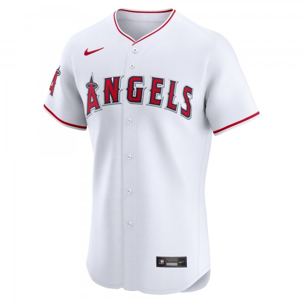 Men's Los Angeles Angels Nike White Home Elite Jersey