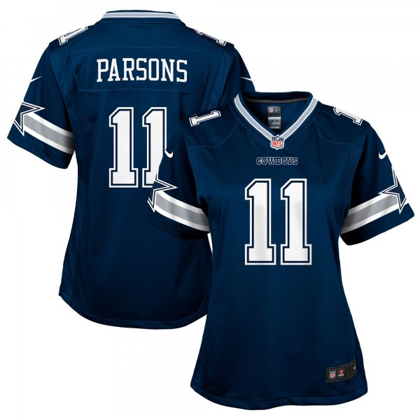 Girls Youth Dallas Cowboys Micah Parsons Nike Navy Game Jersey