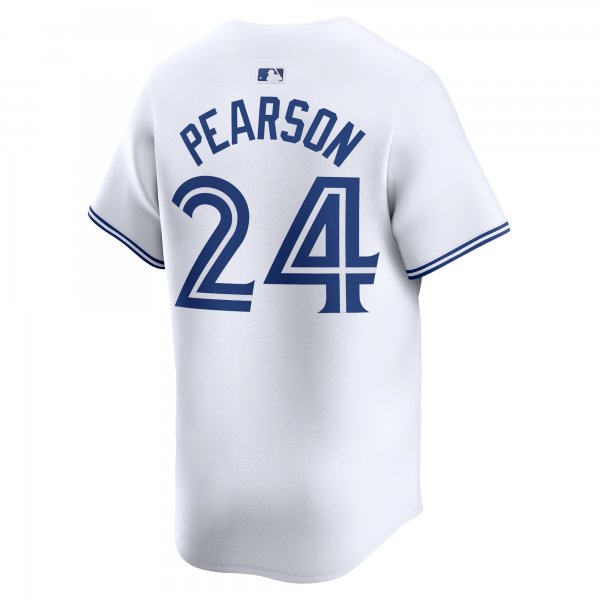 Men's Toronto Blue Jays Nate Pearson Nike White Home Limited Player Jersey