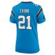 Women's Carolina Panthers Jeremy Chinn Nike Blue Player Jersey