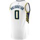 Youth Indiana Pacers Tyrese Haliburton Fanatics White Fast Break Replica Jersey - Association Edition