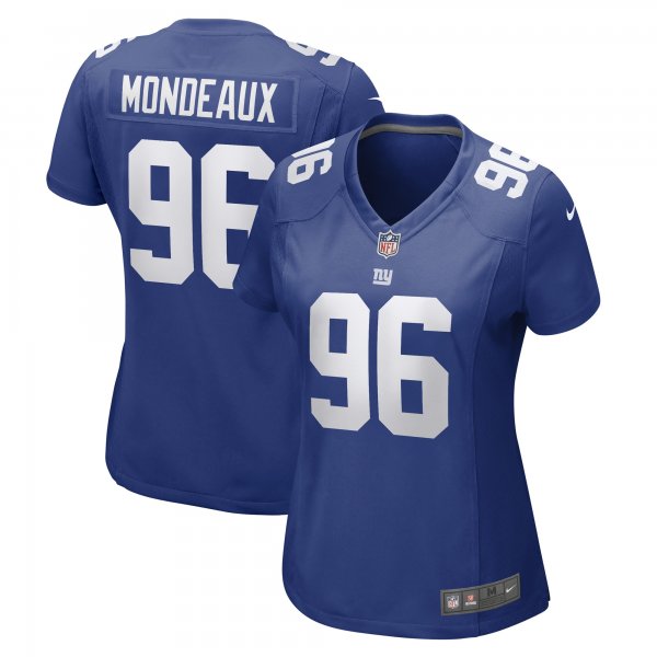 Women's New York Giants Henry Mondeaux Nike Royal Game Player Jersey