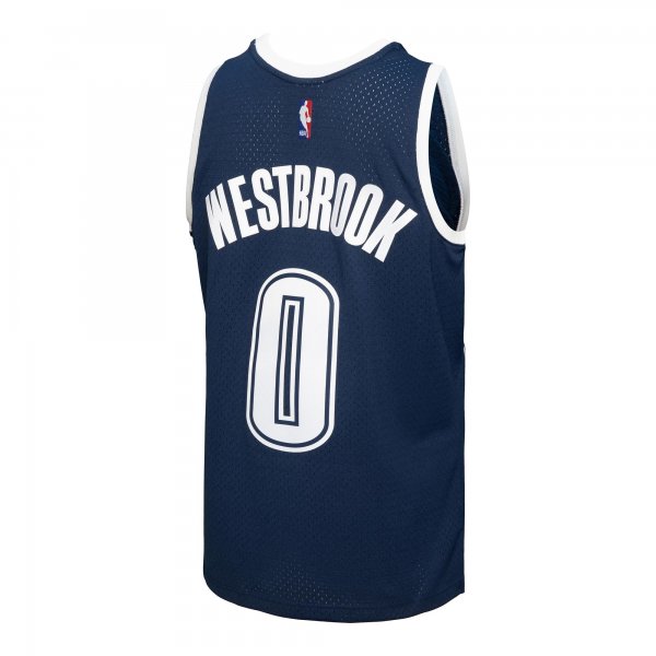 Men's Oklahoma City Thunder Russell Westbrook Mitchell & Ness Blue 2015/16 Swingman Jersey