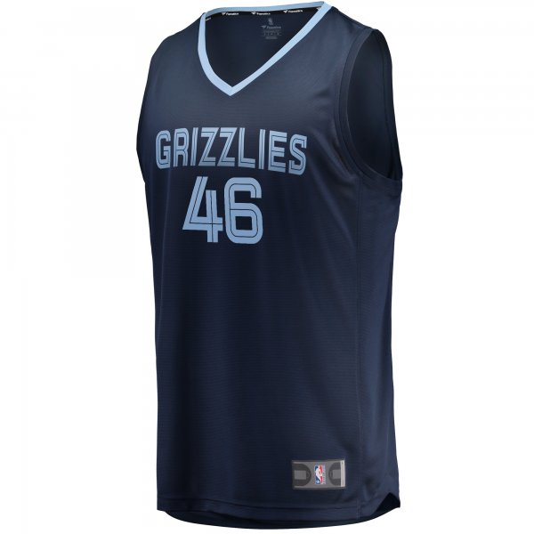 Men's Memphis Grizzlies John Konchar Fanatics Navy Fast Break Replica Jersey - Icon Edition