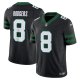 Men's New York Jets Aaron Rodgers Nike Legacy Black Alternate Vapor F.U.S.E. Limited Jersey