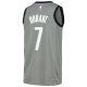 Men's Brooklyn Nets Kevin Durant Nike Gray Swingman Player Jersey - Statement Edition