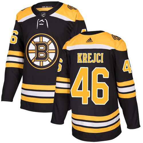 Adidas Boston Bruins #46 David Krejci Black Home Stitched NHL Jersey