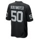 Men's Las Vegas Raiders Jacob Bobenmoyer Nike Black Game Player Jersey