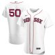 Men's Nike Boston Red Sox #50 Mookie Betts White Home 2020 Player Team MLB Jersey