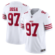 Men's San Francisco 49ers #97 Nick Bosa Nike White Vapor F.U.S.E. Limited NFL Jersey