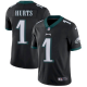 Men's Philadelphia Eagles #1 Jalen Hurts Black Vapor Untouchable Limited Stitched Jersey