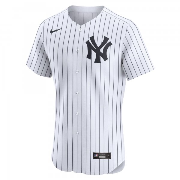 Men's New York Yankees Jonathan LoÃÂ¡isiga Nike White Home Elite Player Jersey