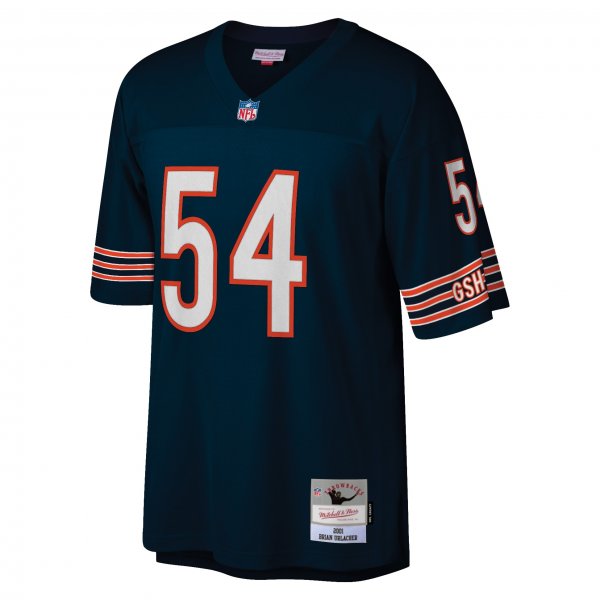 Men's Chicago Bears Brian Urlacher Mitchell & Ness Navy Retired Player Legacy Replica Jersey