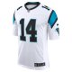 Men's Carolina Panthers Sam Darnold Nike White Vapor Limited Jersey