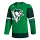 Men's Pittsburgh Penguins  adidas Kelly Green 2023 St. Patrick's Day Primegreen Jersey