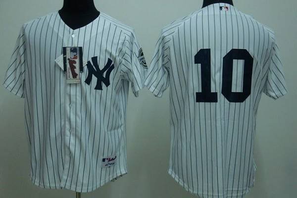 New York Yankees #10 Phil Rizzuto Stitched White MLB Jersey