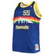 Men's Denver Nuggets Dikembe Mutombo Mitchell & Ness Royal 1991/92 Big & Tall Hardwood Classics Swingman Jersey