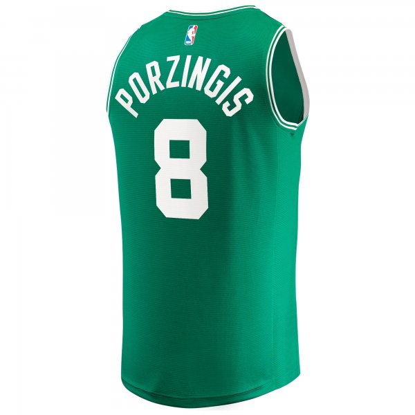 Men's Boston Celtics Kristaps Porzingis Fanatics Kelly Green Fast Break Player Jersey - Icon Edition