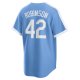 Men's Brooklyn Dodgers Jackie Robinson Nike Light Blue Alternate Cooperstown Collection Player Jersey