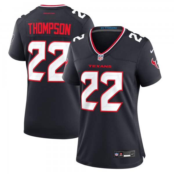 Women's Houston Texans Josh Thompson Nike  Navy Team Game Jersey