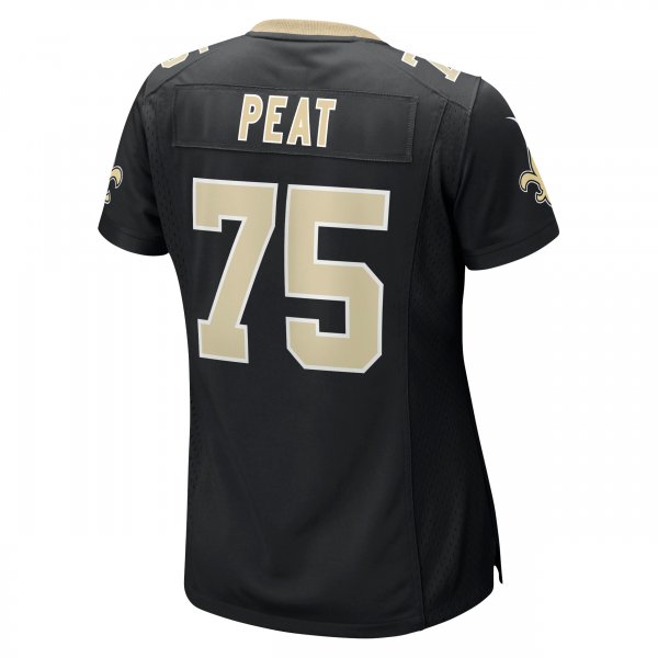 Women's New Orleans Saints Andrus Peat Nike Black Game Jersey