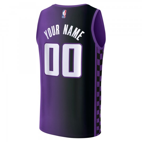 Youth Sacramento Kings  Fanatics Purple Custom Fast Break Jersey - Statement Edition