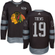 Chicago Blackhawks #19 Jonathan Toews Black 1917-2017 100th Anniversary Stitched NHL Jersey