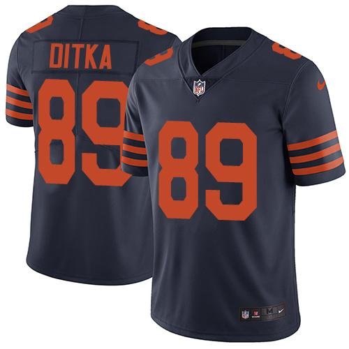 Nike Chicago Bears #89 Mike Ditka Navy Blue Alternate Youth Stitched NFL Vapor Untouchable Limited Jersey