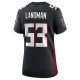 Women's Atlanta Falcons Nate Landman Nike  Black Team Game Jersey