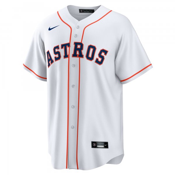 Men's Houston Astros Jose Altuve Nike White Home Replica Player Name Jersey