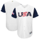 Team USA Blank White 2017 World Baseball Classic Stitched MLB Jersey