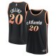 Youth Atlanta Hawks John Collins Fanatics Black Fastbreak Jersey - City Edition