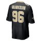 Men's New Orleans Saints Carl Granderson Nike Black Game Jersey