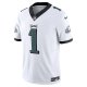 Men's Philadelphia Eagles Jalen Hurts Nike White Vapor F.U.S.E. Limited Jersey