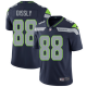 Men's Nike Seattle Seahawks #88 Will Dissly Steel Blue Team Color Stitched NFL Vapor Untouchable Limited Jersey