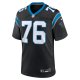 Men's Carolina Panthers Calvin Throckmorton Nike  Black Team Game Jersey