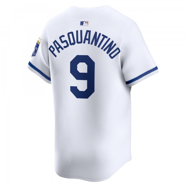 Men's Kansas City Royals Vinnie Pasquantino Nike White Home Limited Player Jersey