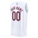 Youth Cleveland Cavaliers  Fanatics White Fast Break Replica Custom Jersey - Association Edition