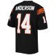 Men's Cincinnati Bengals 1981 Ken Anderson Mitchell & Ness Black Throwback Retired Player Jersey